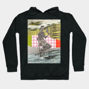 So Much To Talk About - Surreal/Collage Art Hoodie